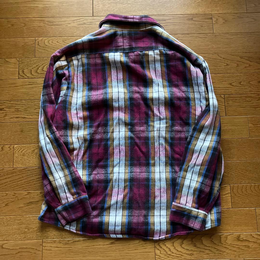 好配色 90s FIVE BROTHER ネルシャツ XL