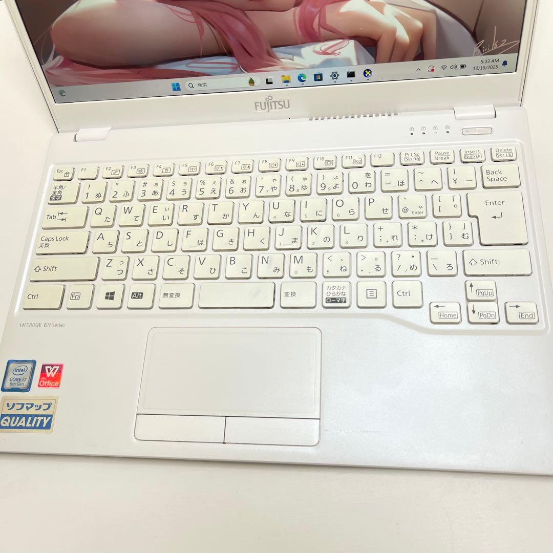 #610 富士通 LIFEBOOK UH75/D3 i7-8565U 8GB