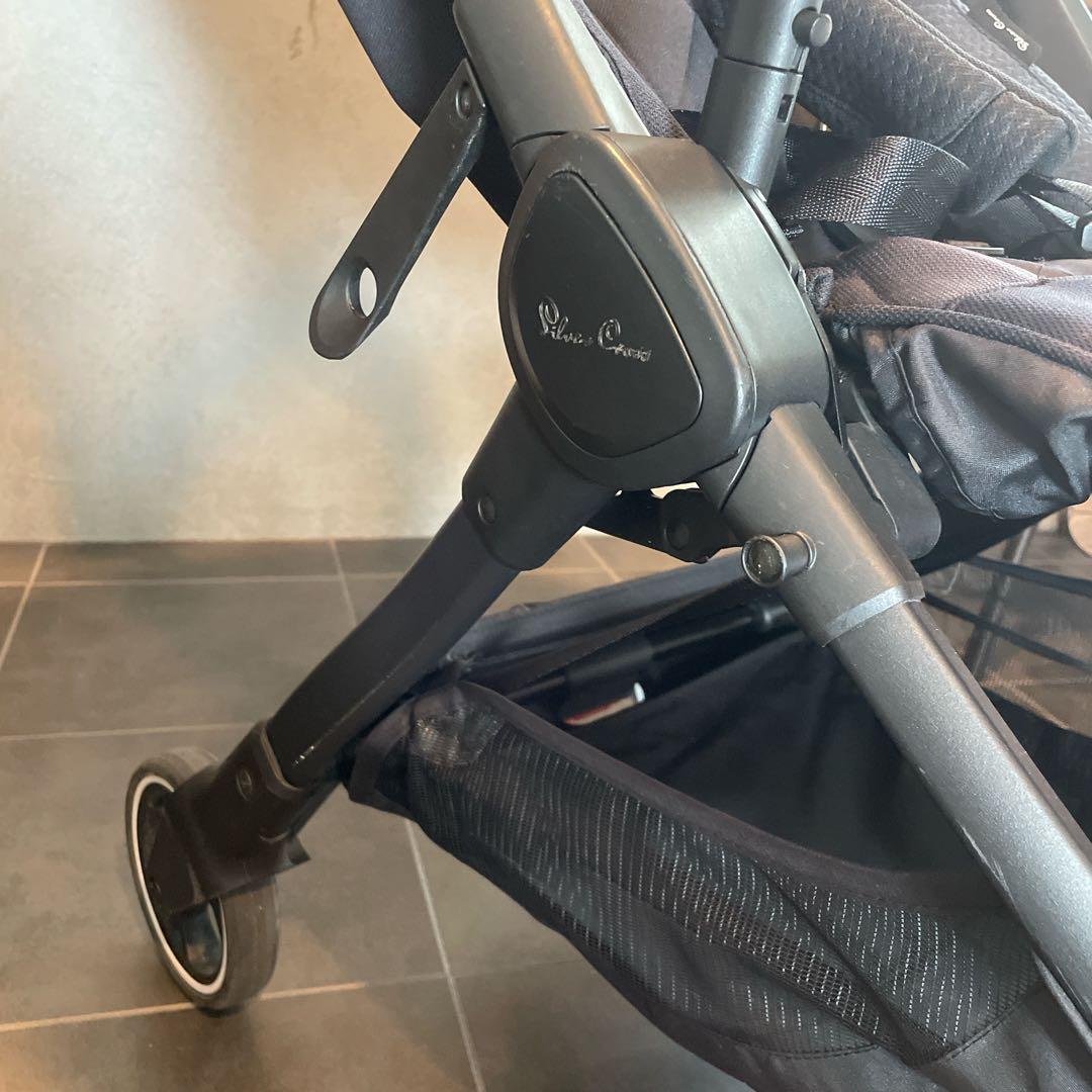 【値下げ】Silver Cross CLIC ブラック ベビーカー AB型