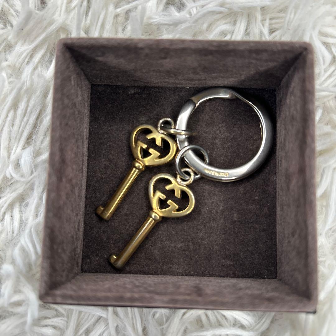 GUCCI インターロッキング ラブリーハート キーリング キーホルダー