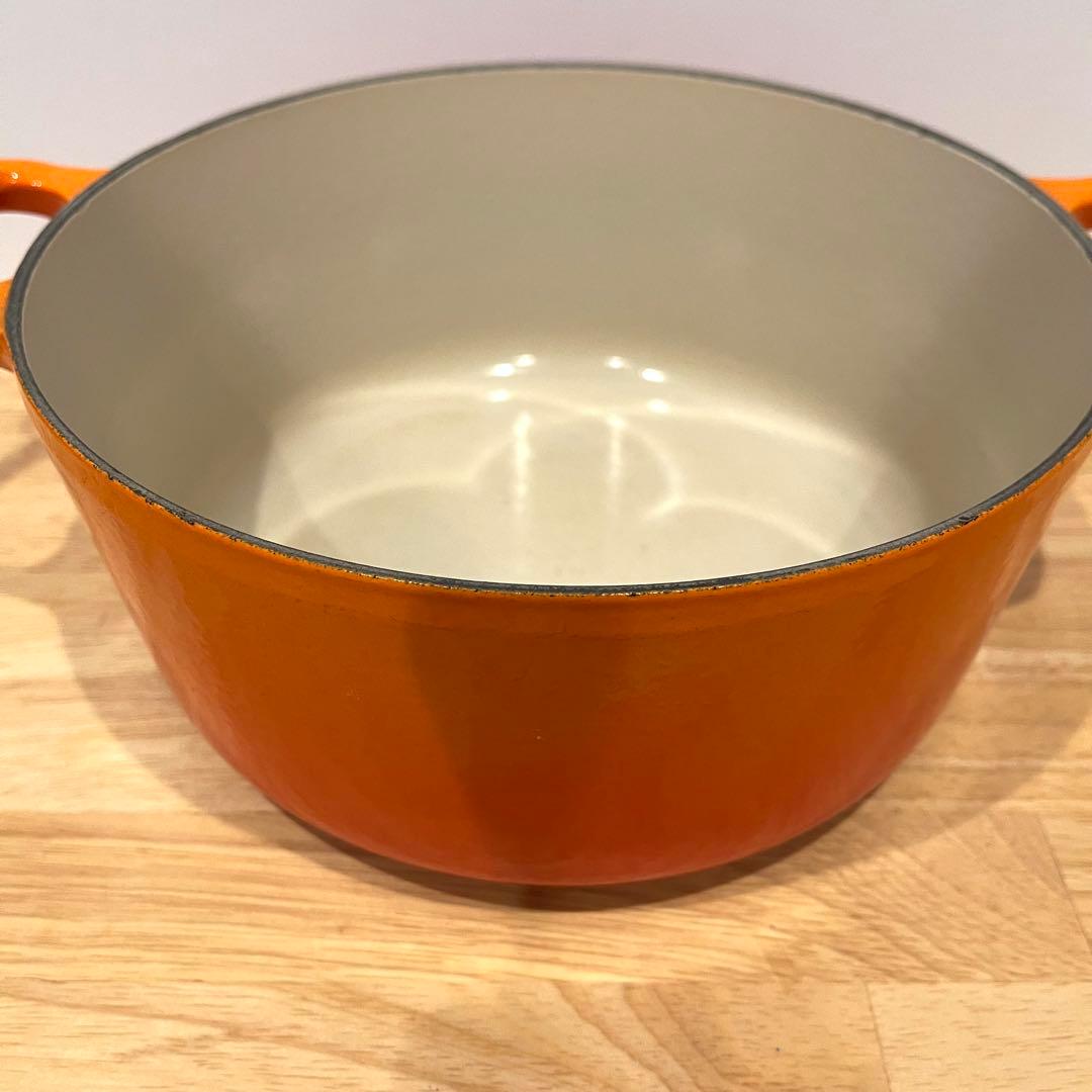 ルクルーゼ LE CREUSET ル・クルーゼ 両手鍋 22 33L オレンジ