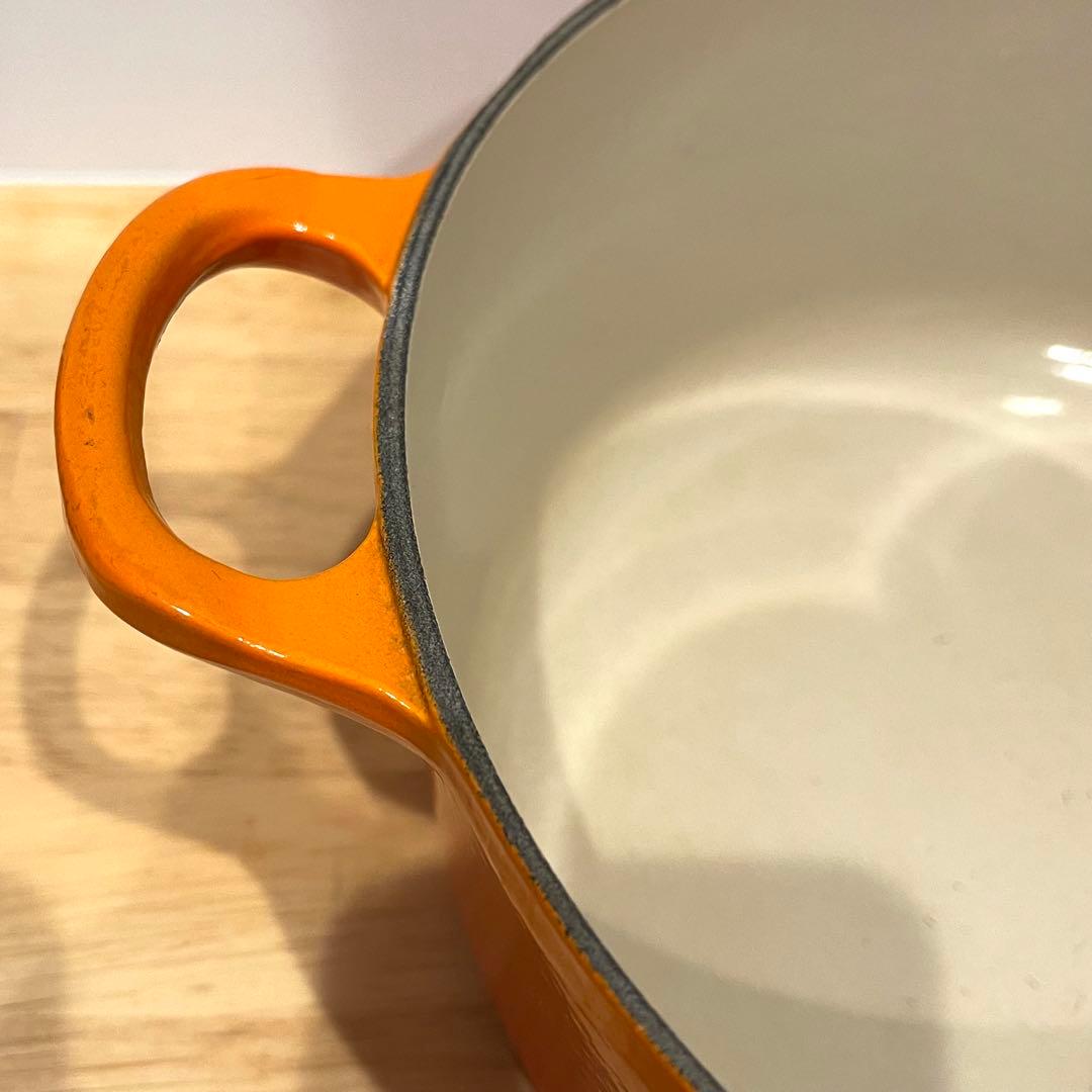 ルクルーゼ LE CREUSET ル・クルーゼ 両手鍋 22 33L オレンジ