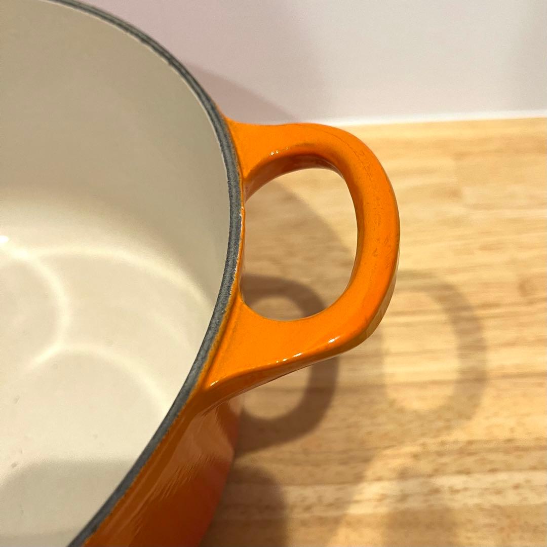 ルクルーゼ LE CREUSET ル・クルーゼ 両手鍋 22 33L オレンジ