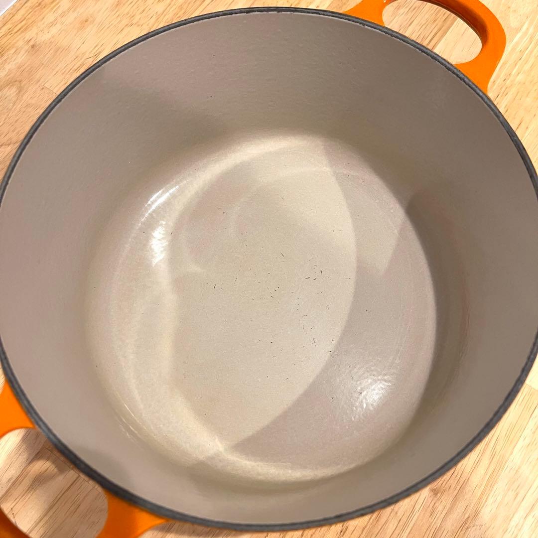 ルクルーゼ LE CREUSET ル・クルーゼ 両手鍋 22 33L オレンジ