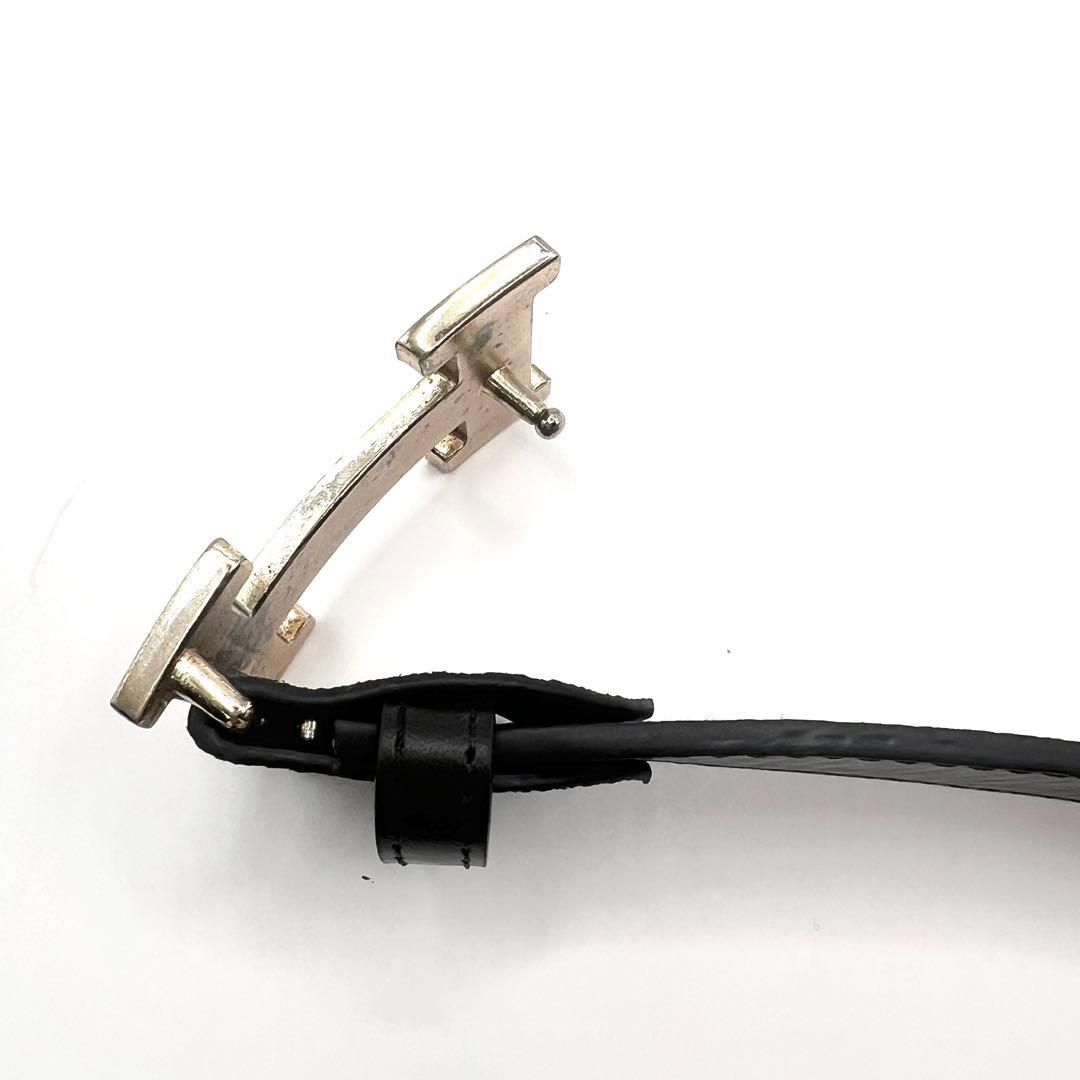 HERMES　ベルト　Hロゴ　コンスタンス　レザー　ゴールド　黒