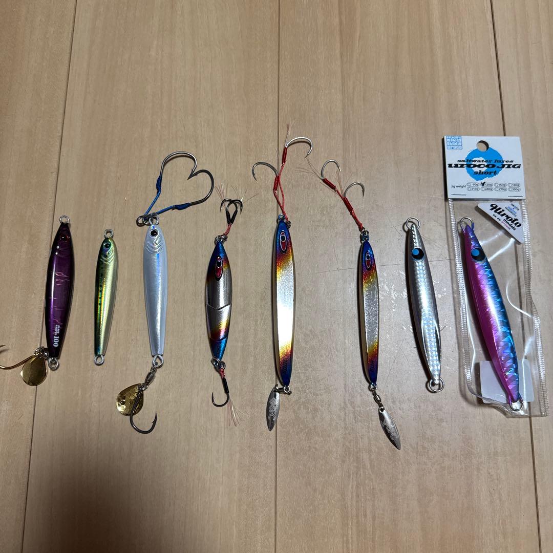 ジギング　TG メタルジグ 8個セット LJ SLJ