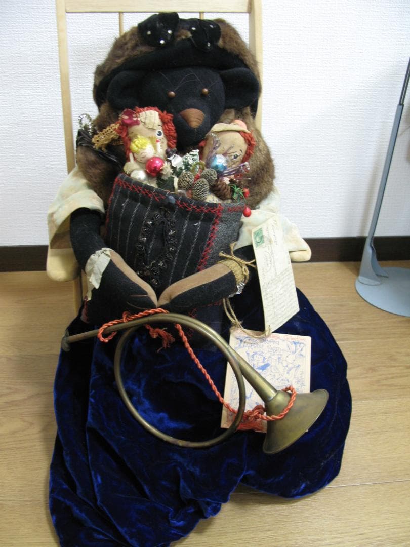 ゴージャス タタードラビット ラージベア　クリスマスベア アン＆アンディー