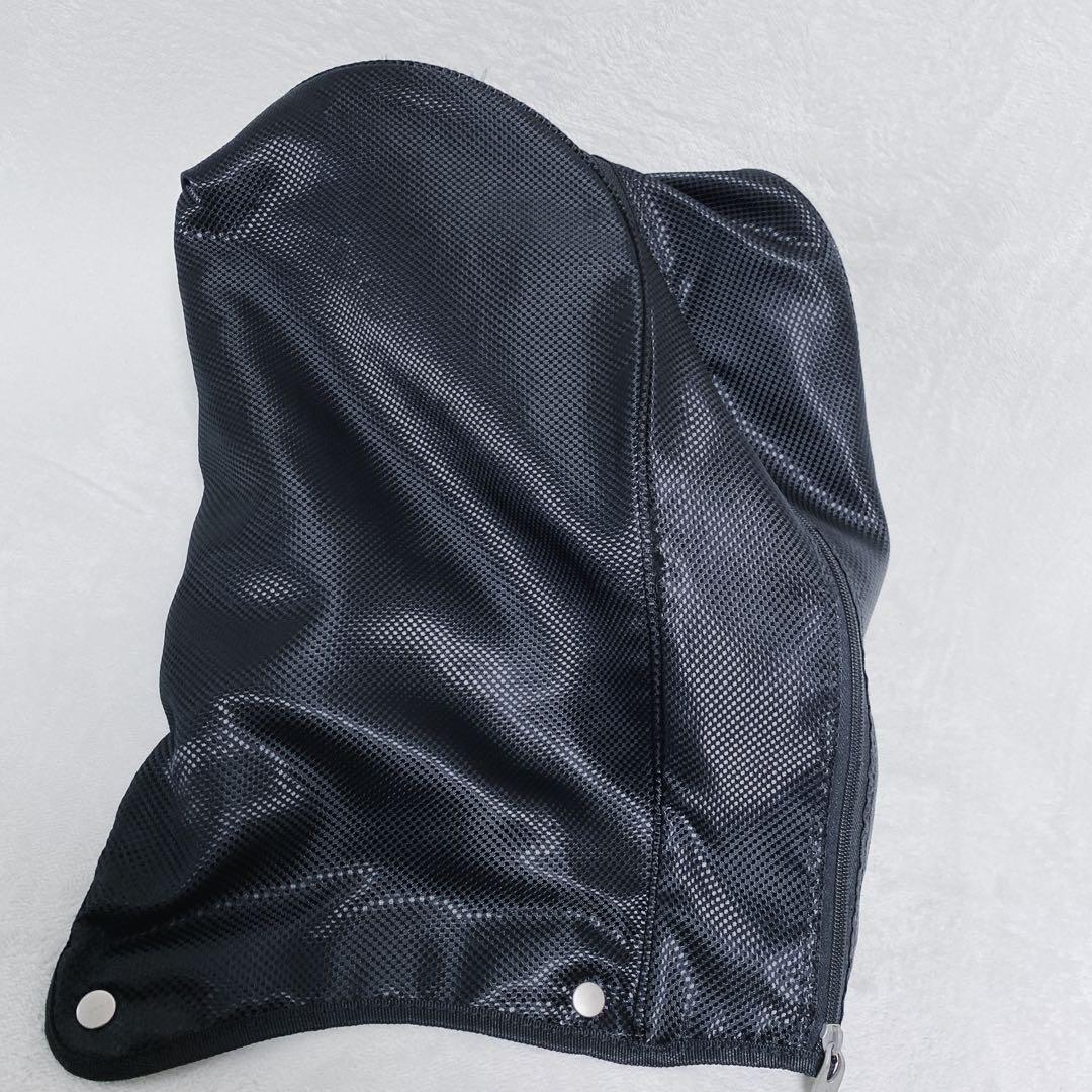 アディダス　キャディバッグ　ホワイト×ブラック　白黒　エナメル　合成皮革　9型