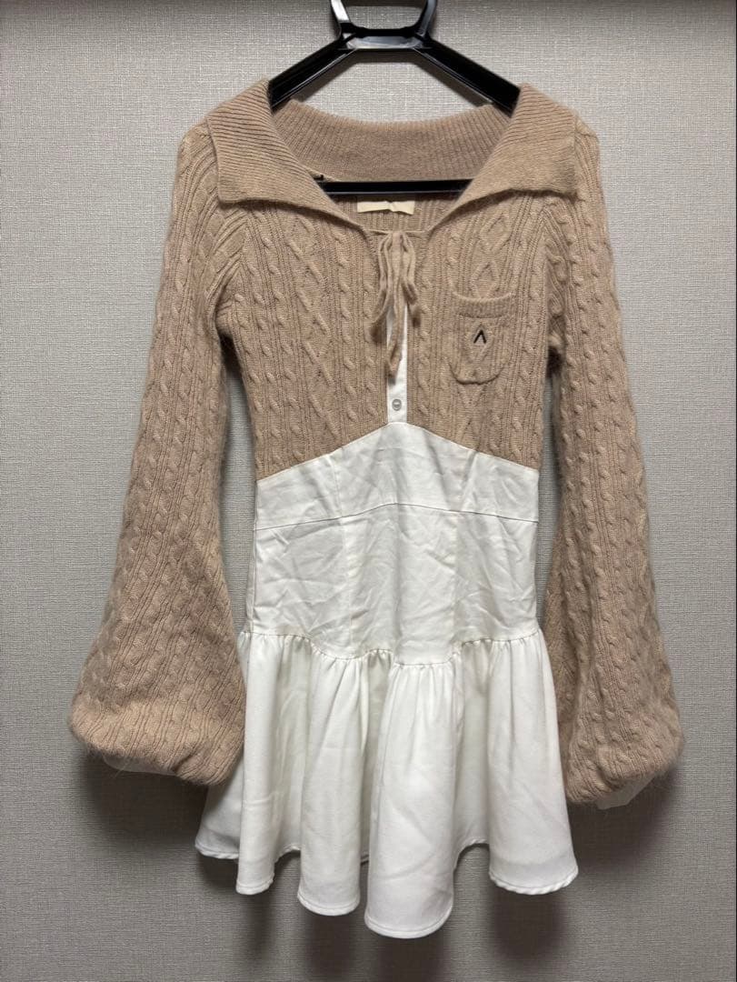 アンドマリー Tess blouse mini dress