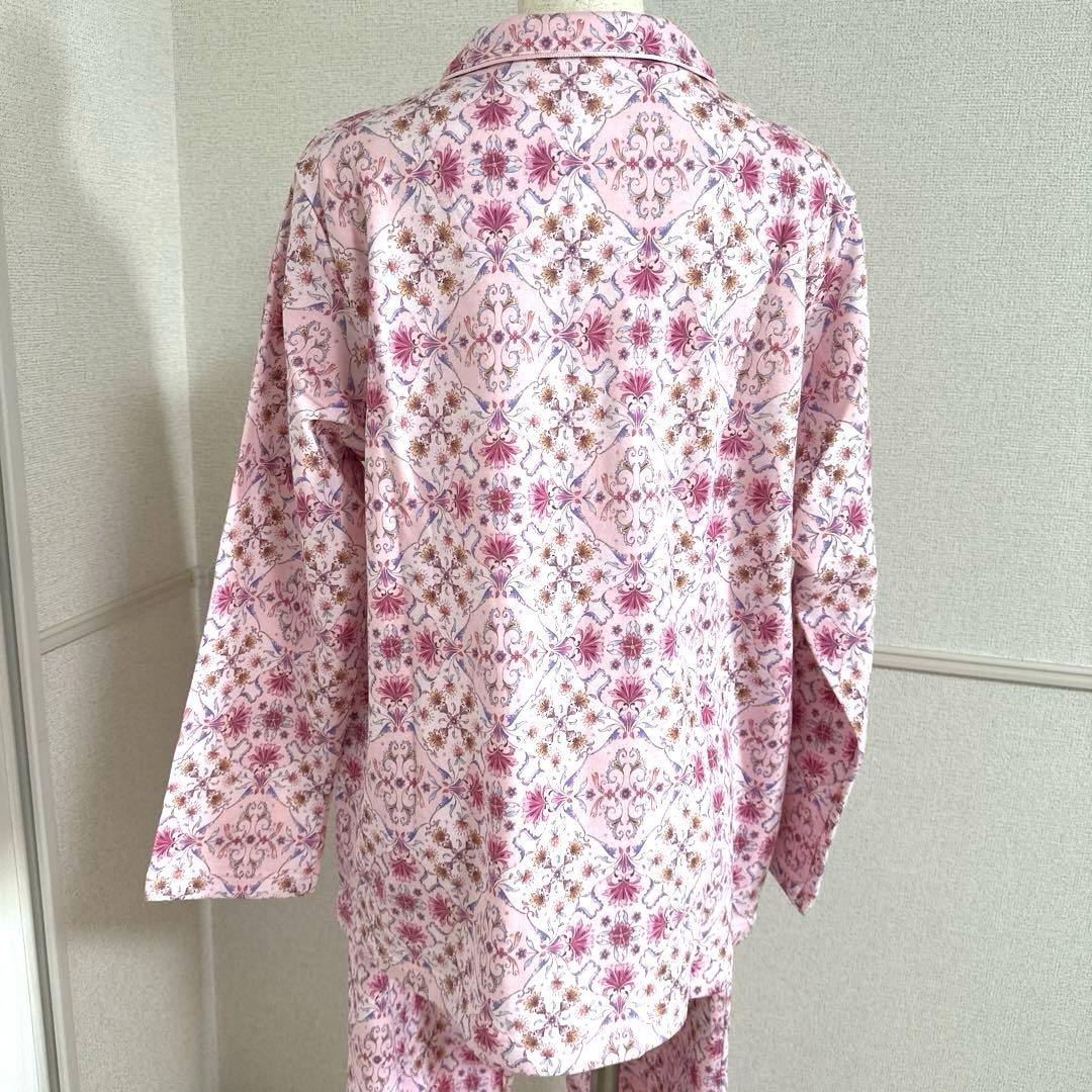 新品未使用タグ付　日本製ワコールミントン　吸湿発熱素材パジャマLサイズ　ピンク