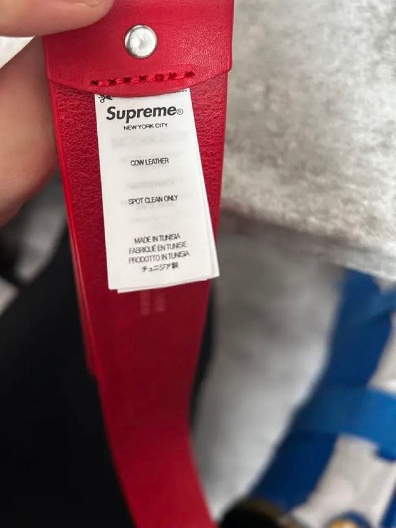 p*e様 シュプリーム　supreme repeat leather belt