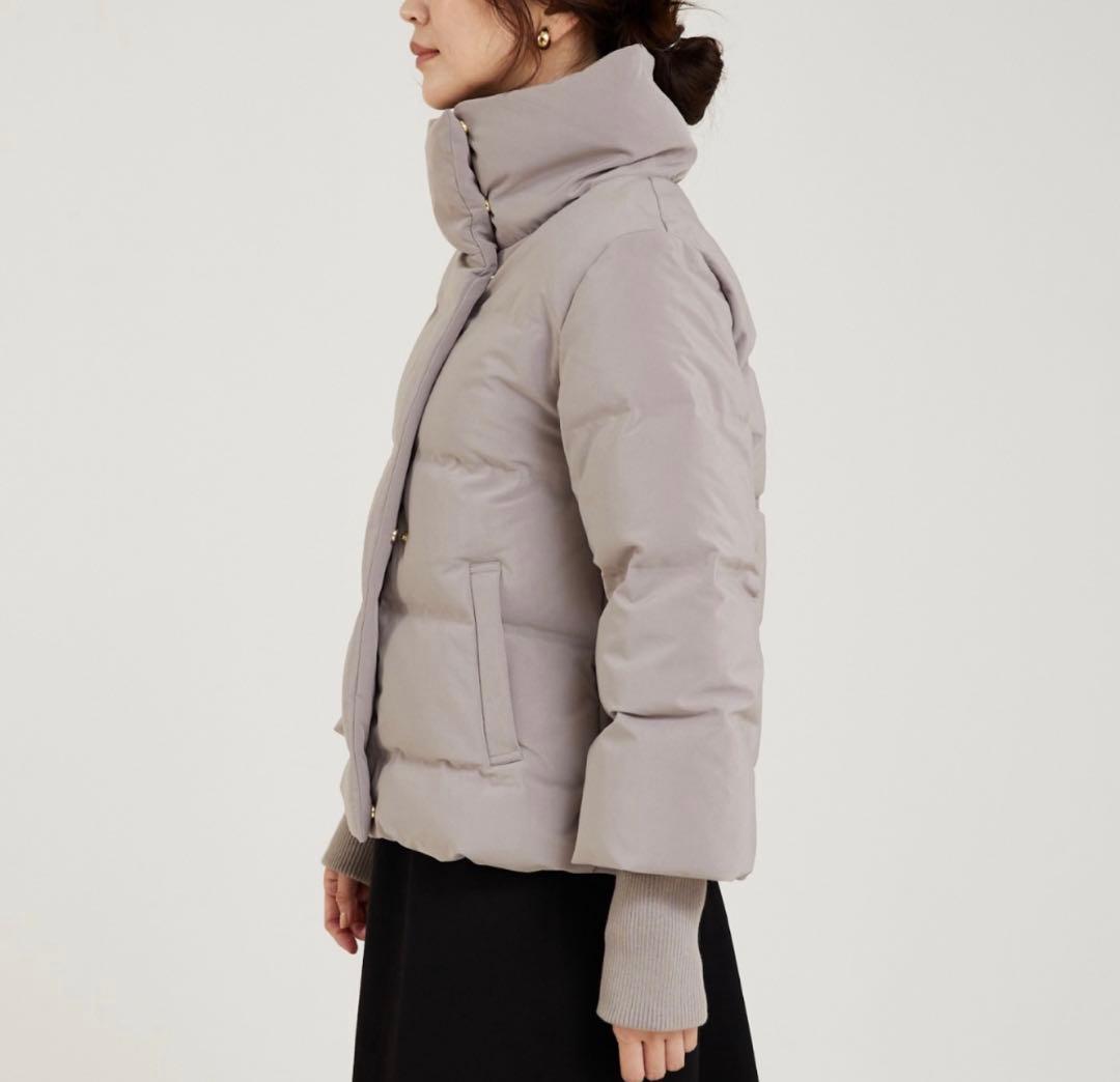 アバハウスマヴィ　袖リブシームレススタンドダウン　　Lサイズ