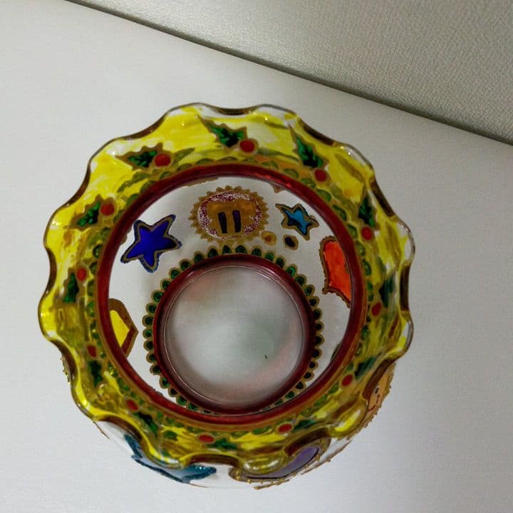 ガラス作家　久野悦子花瓶　ハンドメイド