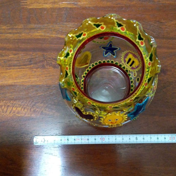 ガラス作家　久野悦子花瓶　ハンドメイド