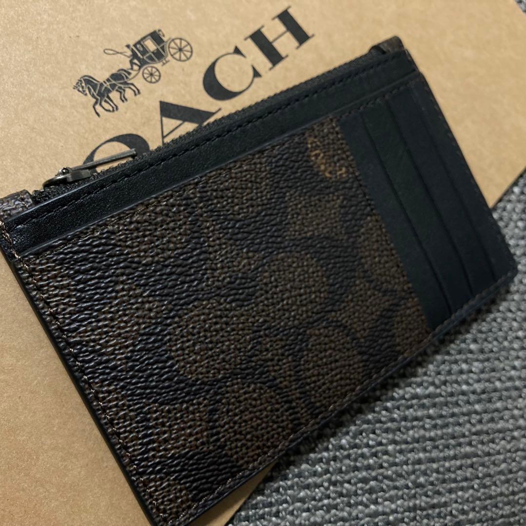 新品＊未使用 COACH コーチ ロボット柄 Cosmic カードケース
