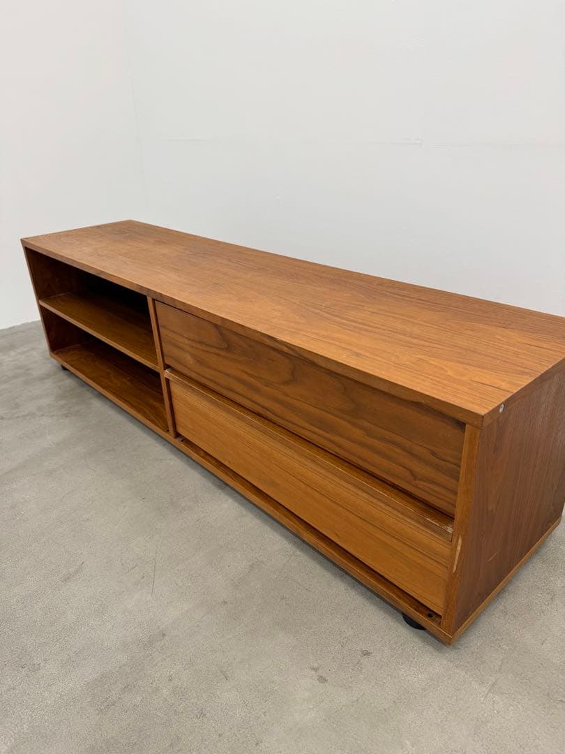 無印良品 MUJI 木製テレビ台 テレビボード ウォールナット材 シンプル