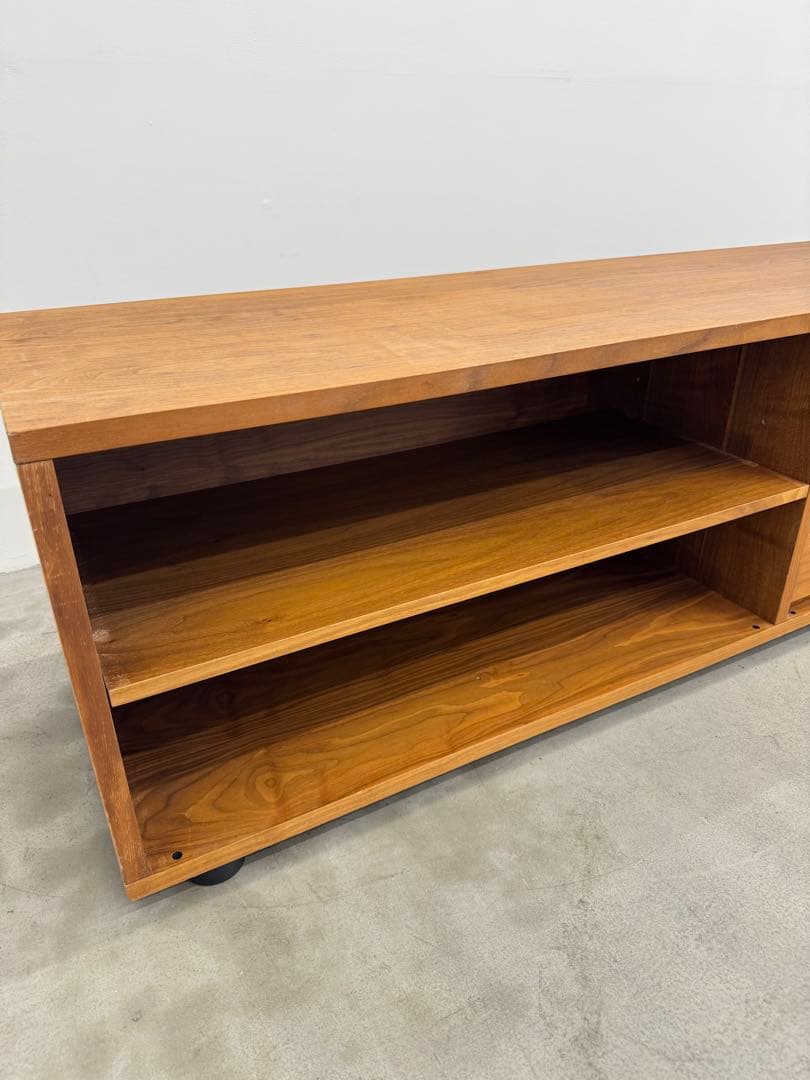 無印良品 MUJI 木製テレビ台 テレビボード ウォールナット材 シンプル