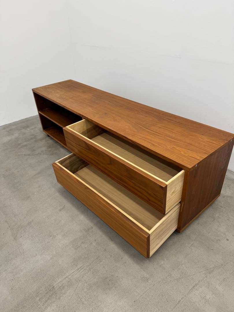 無印良品 MUJI 木製テレビ台 テレビボード ウォールナット材 シンプル