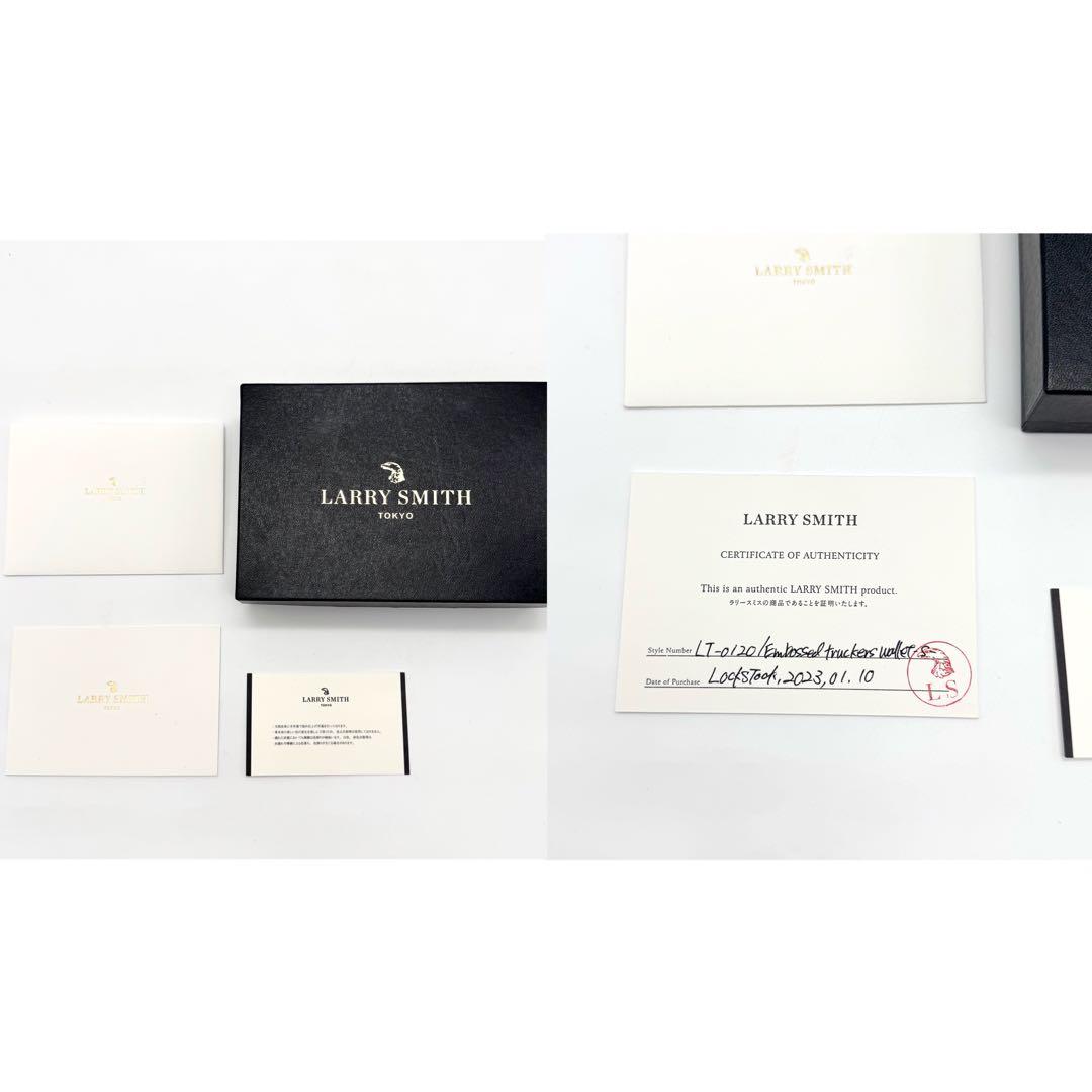 極美品 LARRY SMITH トラッカーズウォレット　ラリースミス コンチョ