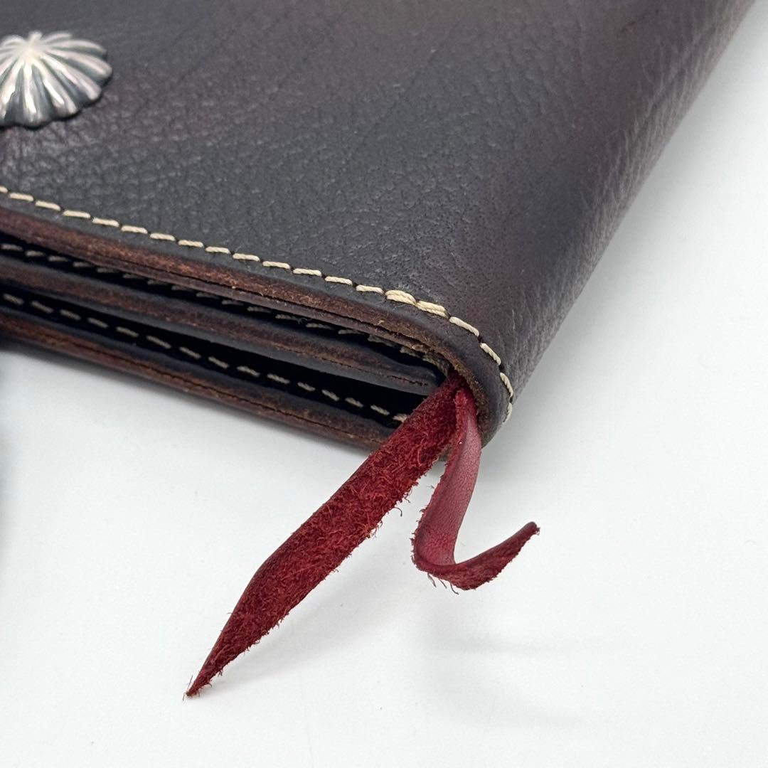 極美品 LARRY SMITH トラッカーズウォレット　ラリースミス コンチョ