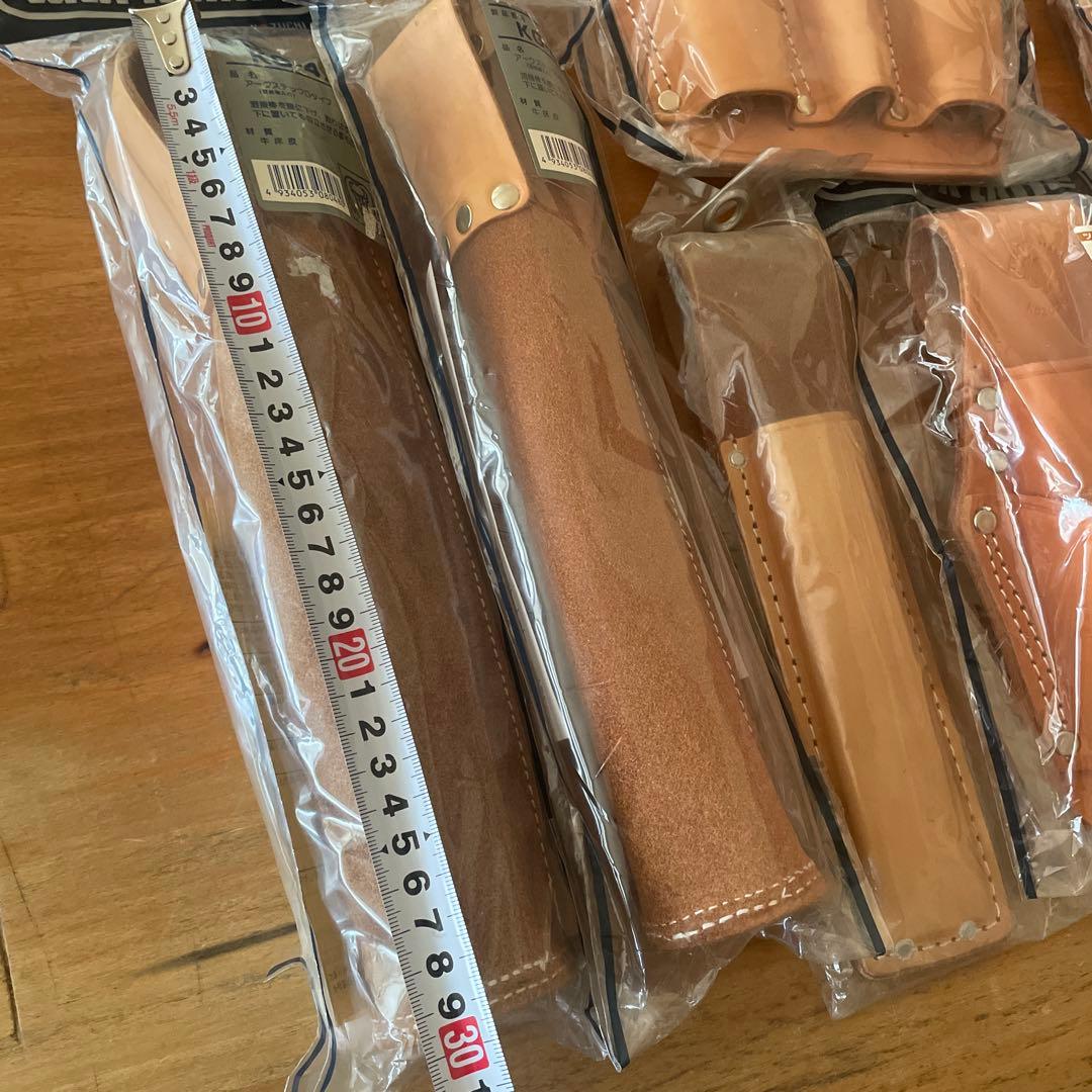 新品未使用　コヅチ　牛革 腰袋 まとめ売り　9点