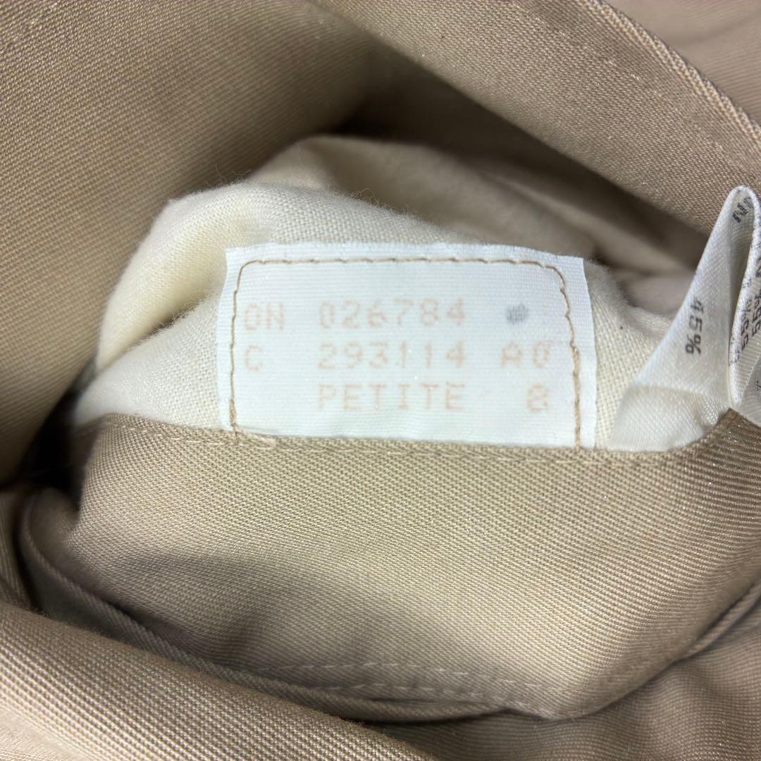 極美品　アクアスキュータム　マキシ丈　ボリューム袖　シングルトレンチコート　M