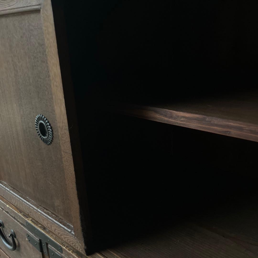 古道具　舟屋箪笥　骨董家具