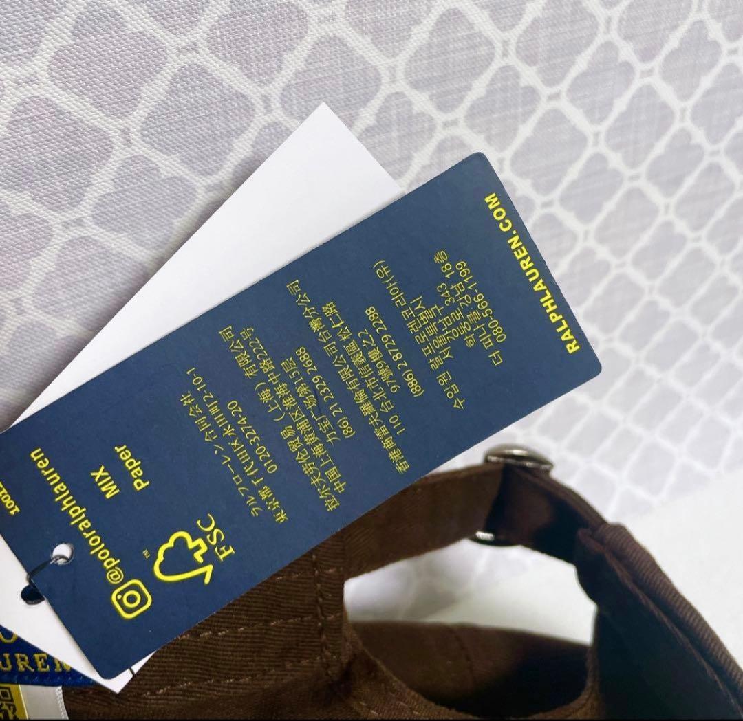 残りわずか✨️【大人気☆即完売品】ラルフローレン キャップ 帽子 タグ付き