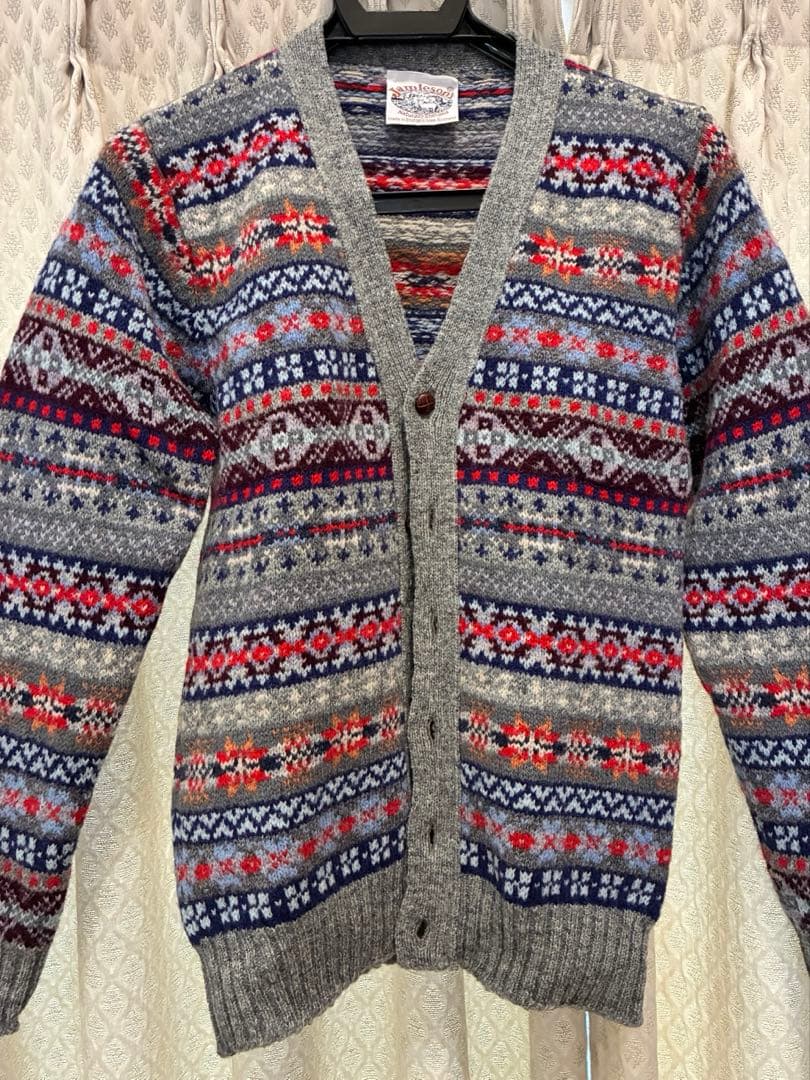 ⭐︎期間限定値下げ⭐︎Jamieson's フェアアイル柄 カーディガン
