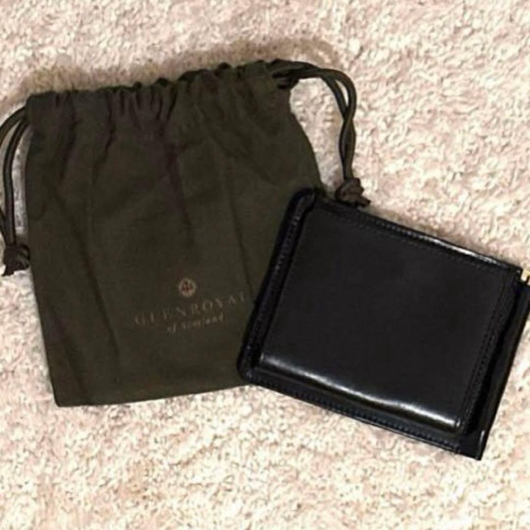 ⭐️特別価格‼️GLEN マネークリップ ブラック ポケット付き