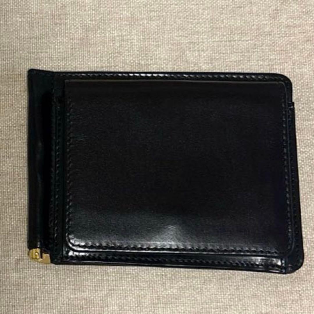 ⭐️特別価格‼️GLEN マネークリップ ブラック ポケット付き