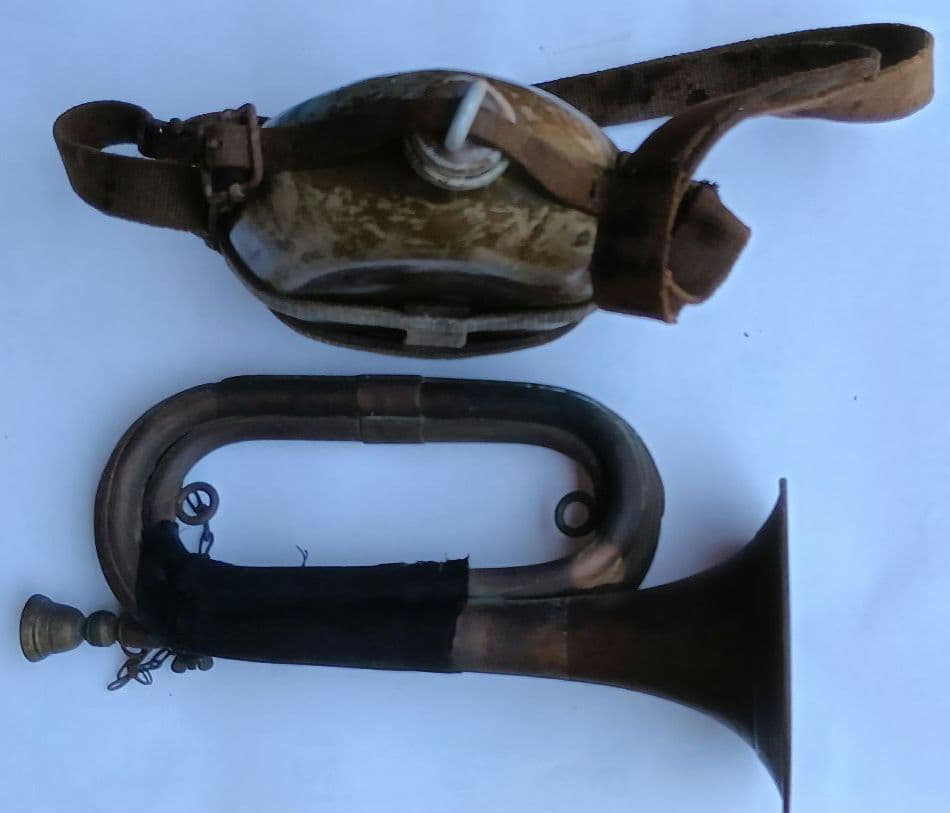 円*山様 戦後80年の記憶　ラッパと水筒