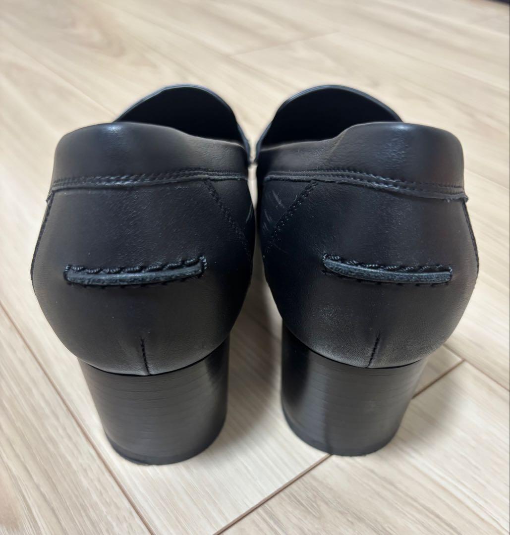 【最終値下げ】エルメス パンプス アンタンポレル50 レザー 36.5 ブラック