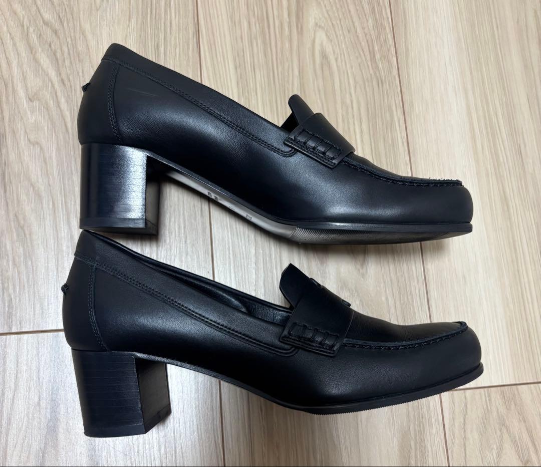 【最終値下げ】エルメス パンプス アンタンポレル50 レザー 36.5 ブラック