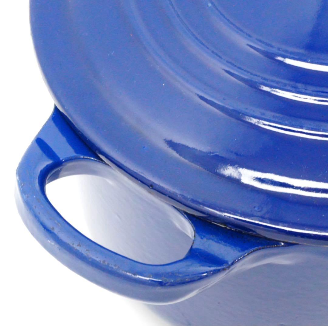 【希少】LE CREUSET　ココット オーバル　エレクトリックブルー　29cm