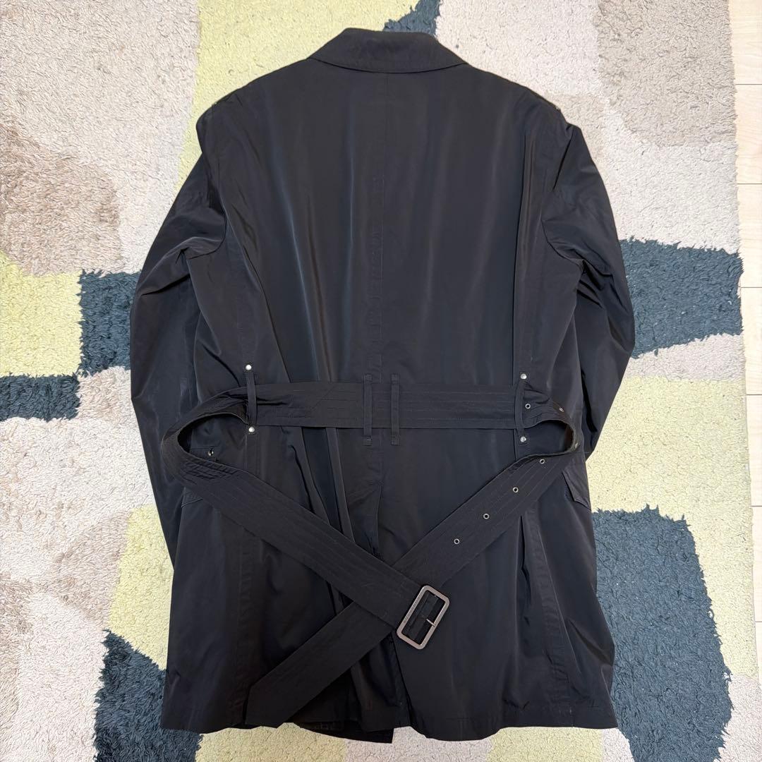 Burberry ブラック トレンチコート ベルト付き