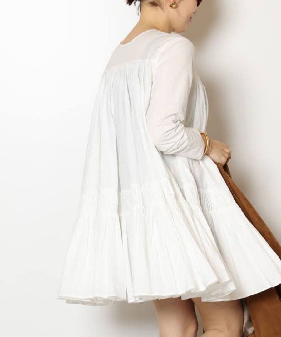 ワンピース Deuxieme Classe MARILYNMOON TIERED DRESS