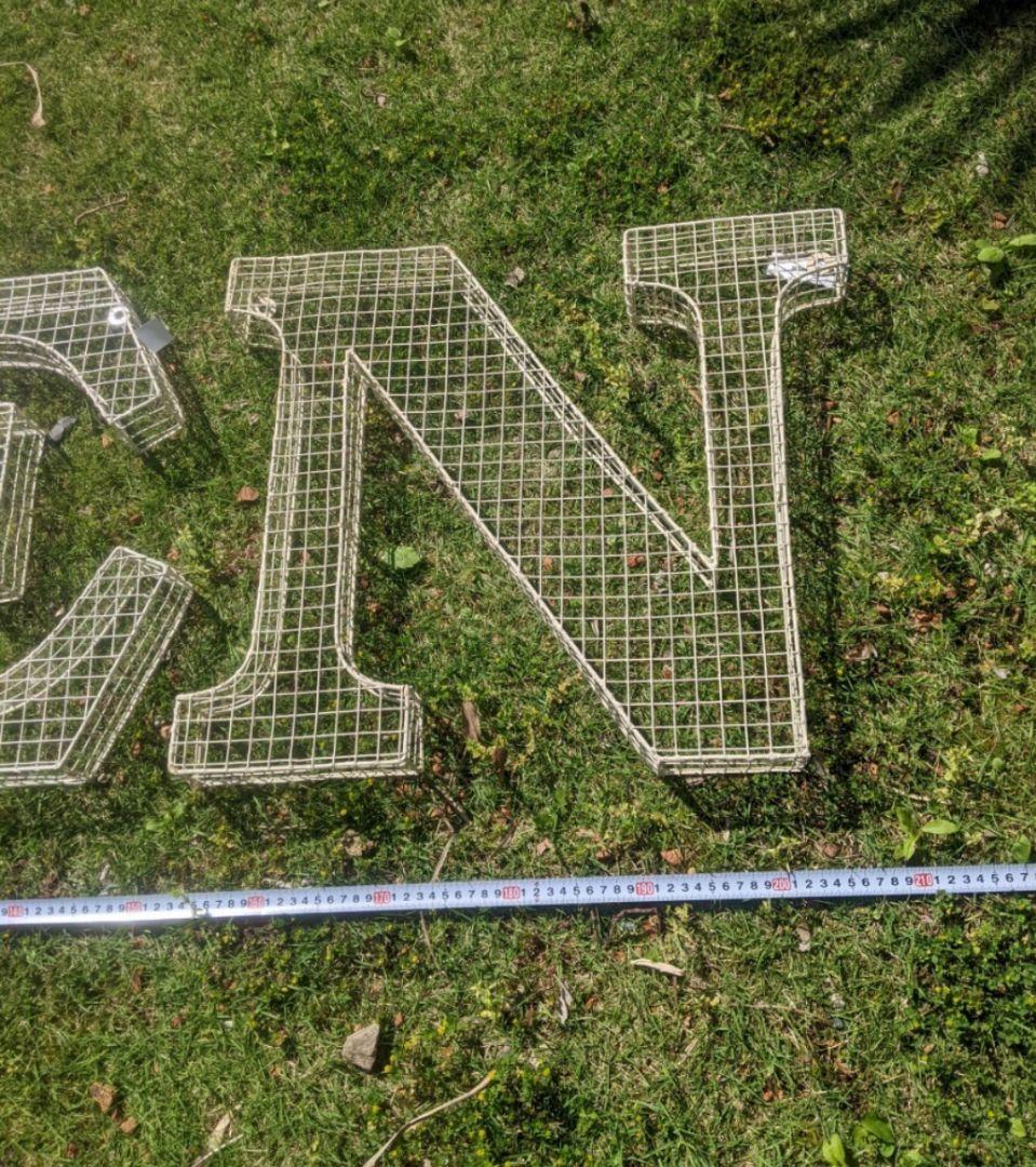 アルファベット看板 OPEN 壁掛け看板 立体式 大型看板 オープンサイン