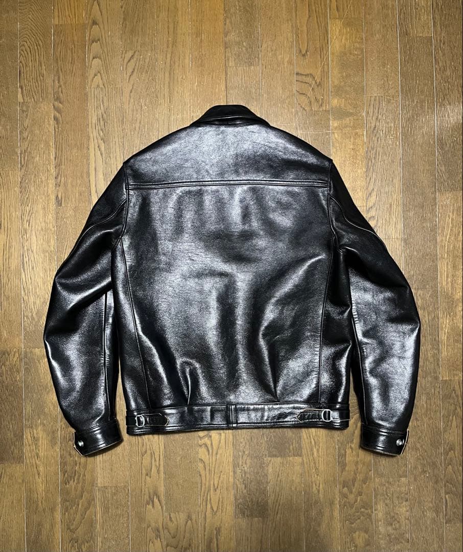 アディクトクローズ ライダース ジャケット AD-00 HORSE 茶芯　40