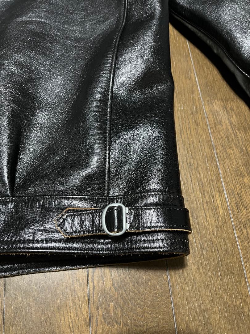 アディクトクローズ ライダース ジャケット AD-00 HORSE 茶芯　40