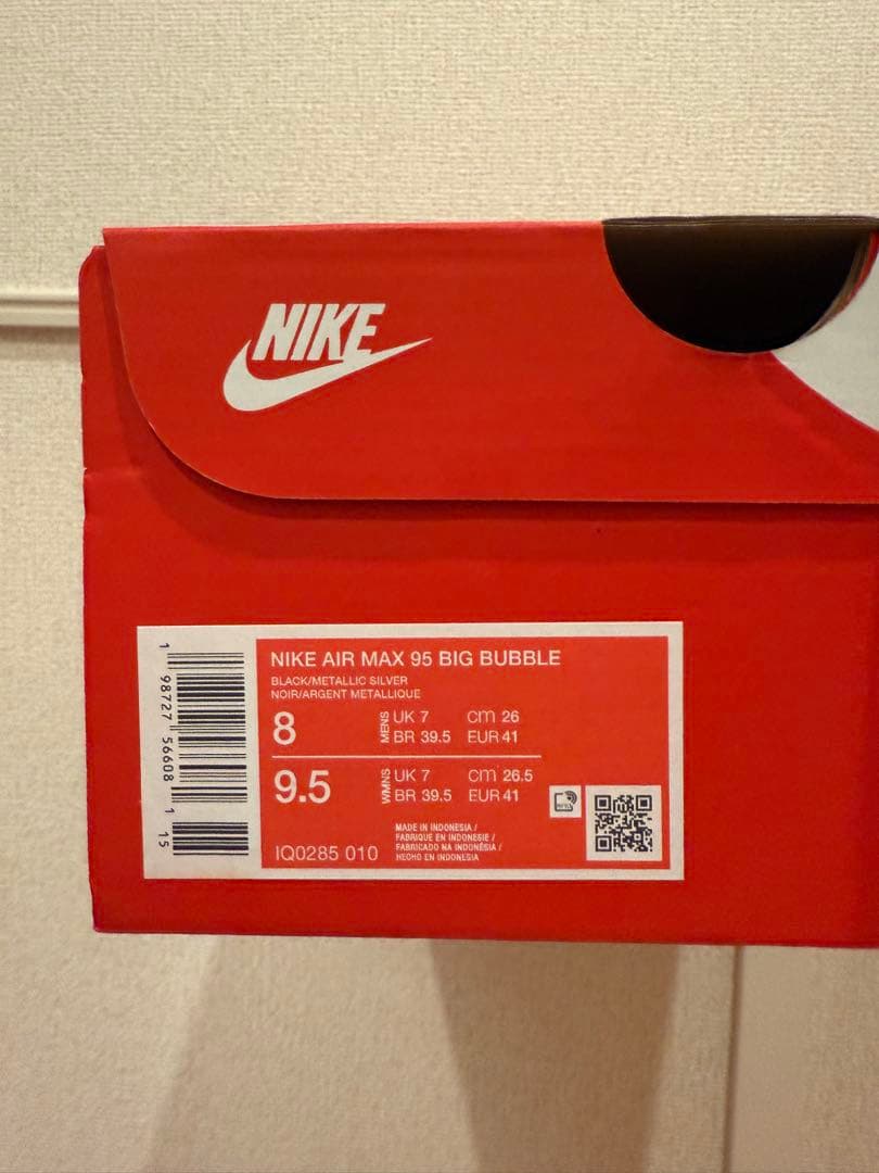 8*9様 26 Nike Air Max 95 Big Bubble \"Blac