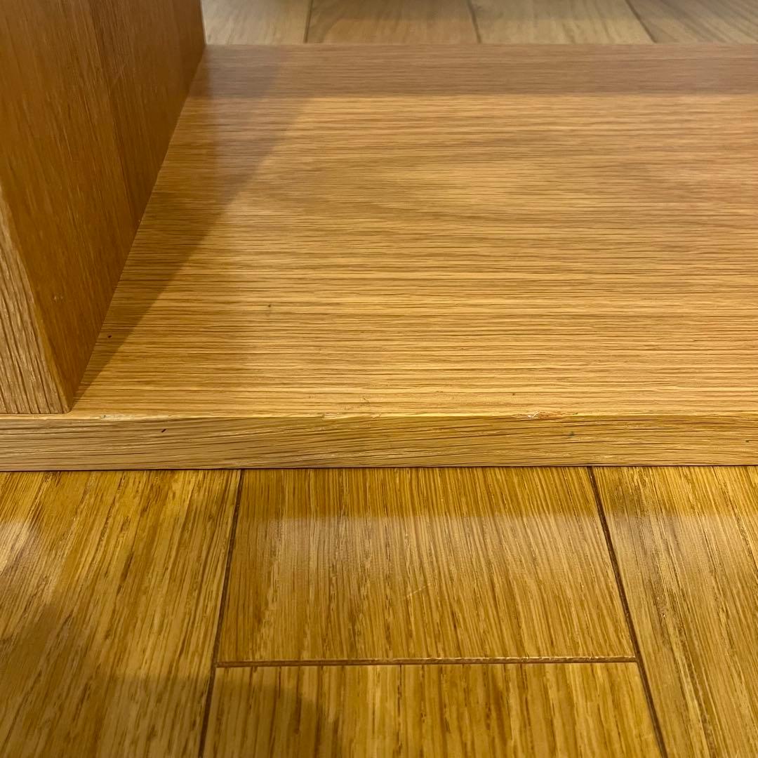 【お値下げ不可】無印良品　スタッキングシェルフ　5段　オーク材