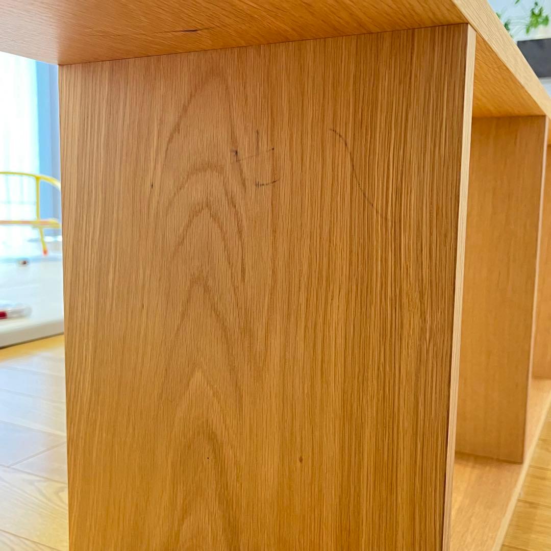 【お値下げ不可】無印良品　スタッキングシェルフ　5段　オーク材