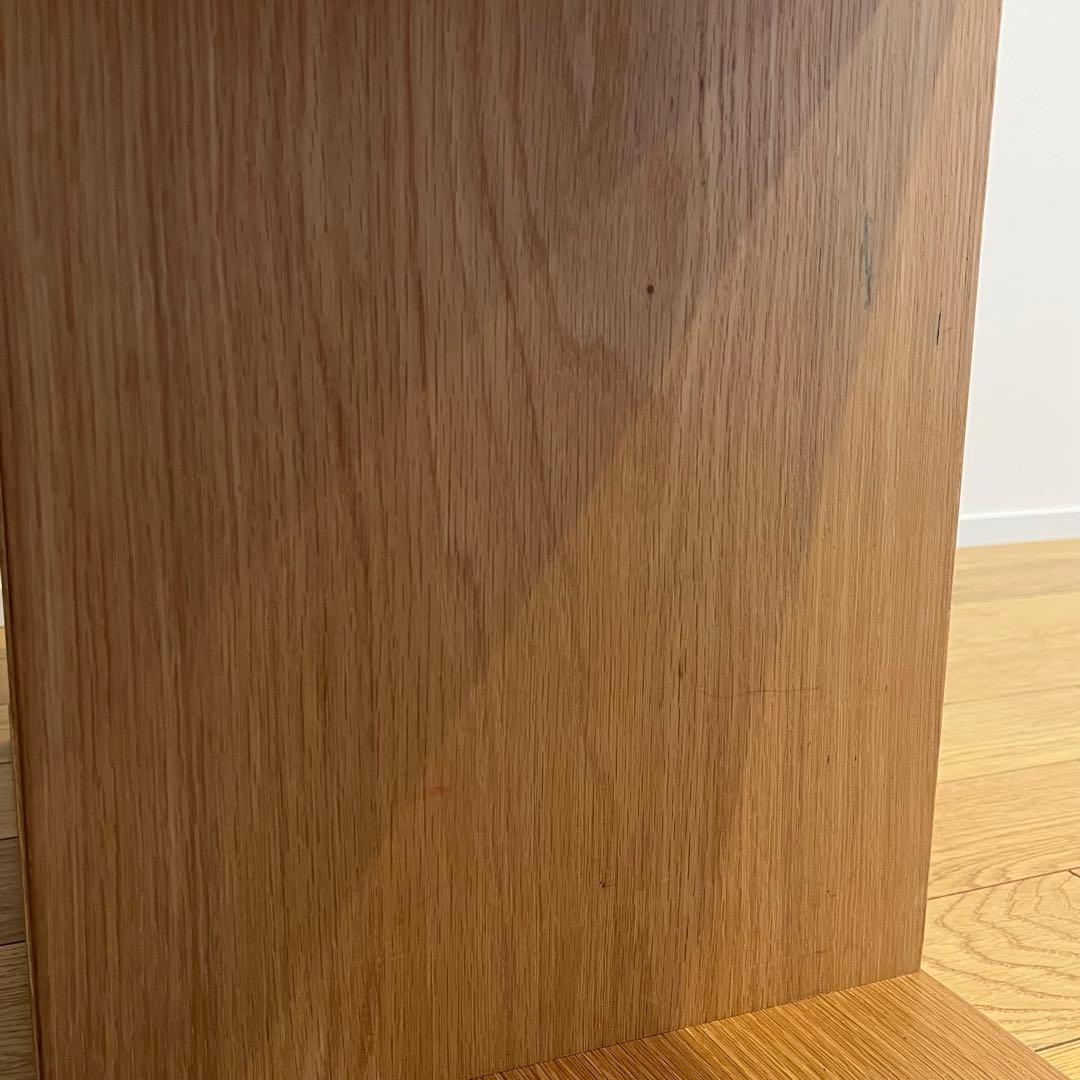 【お値下げ不可】無印良品　スタッキングシェルフ　5段　オーク材