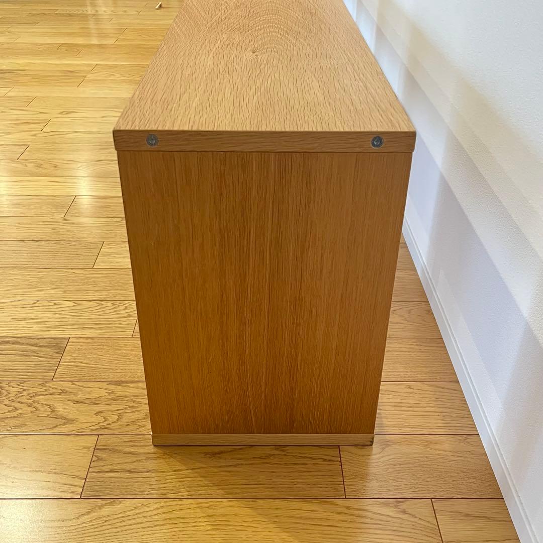 【お値下げ不可】無印良品　スタッキングシェルフ　5段　オーク材