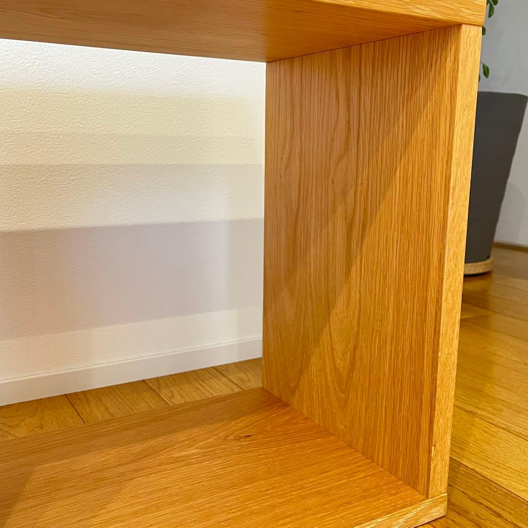 【お値下げ不可】無印良品　スタッキングシェルフ　5段　オーク材