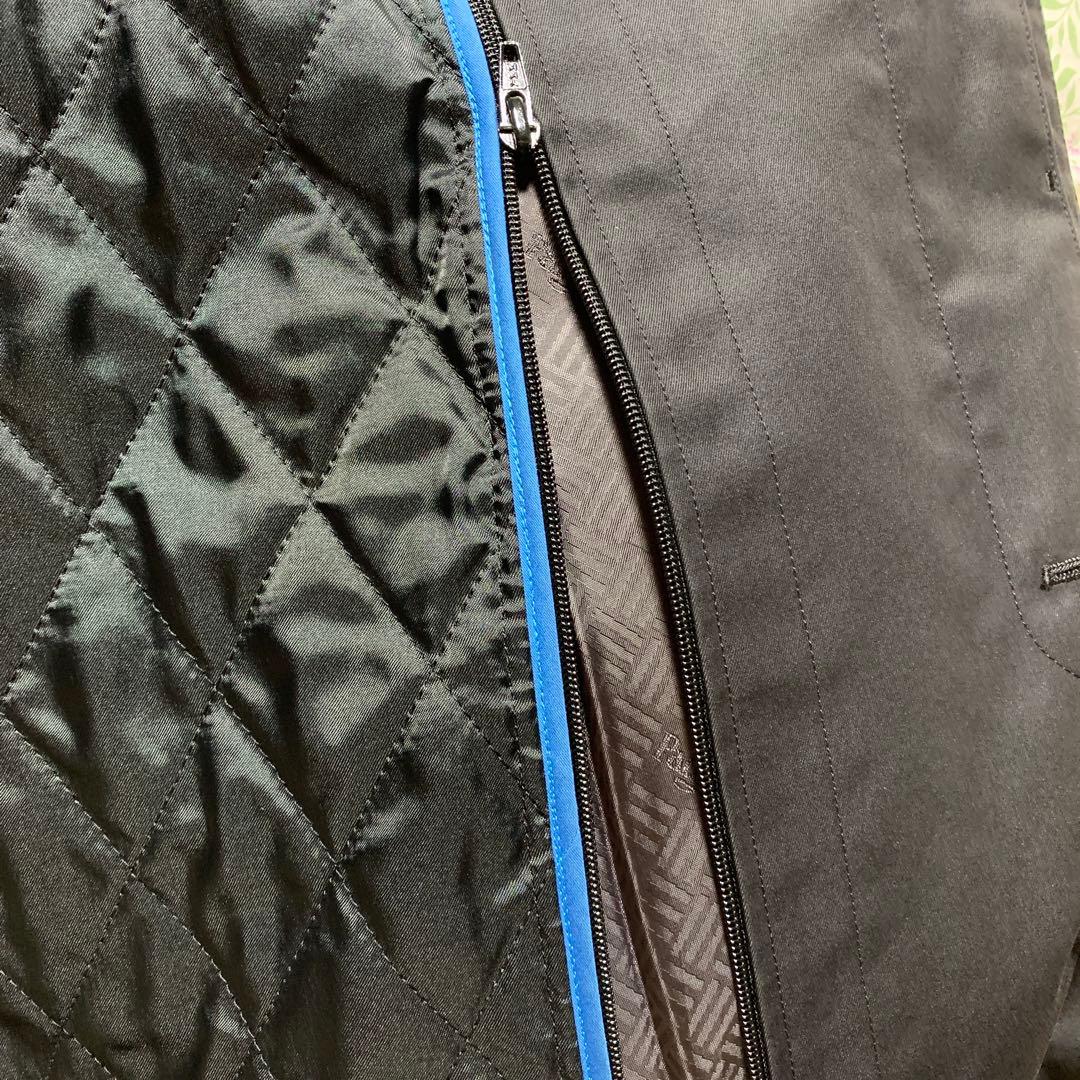 ポールスチュアート　メンズ　ステンカラーコート　ライナー取外し付き　ブラックLL