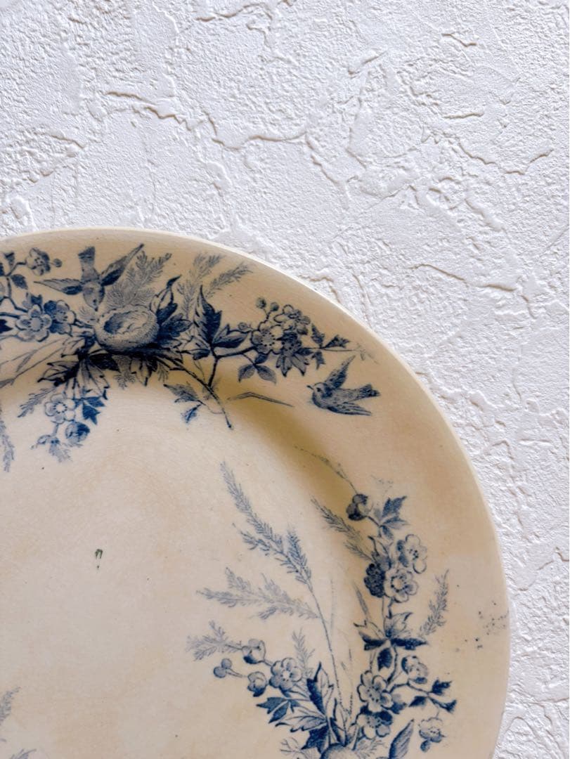 フランスアンティーク　Creil et Montereau デザート皿