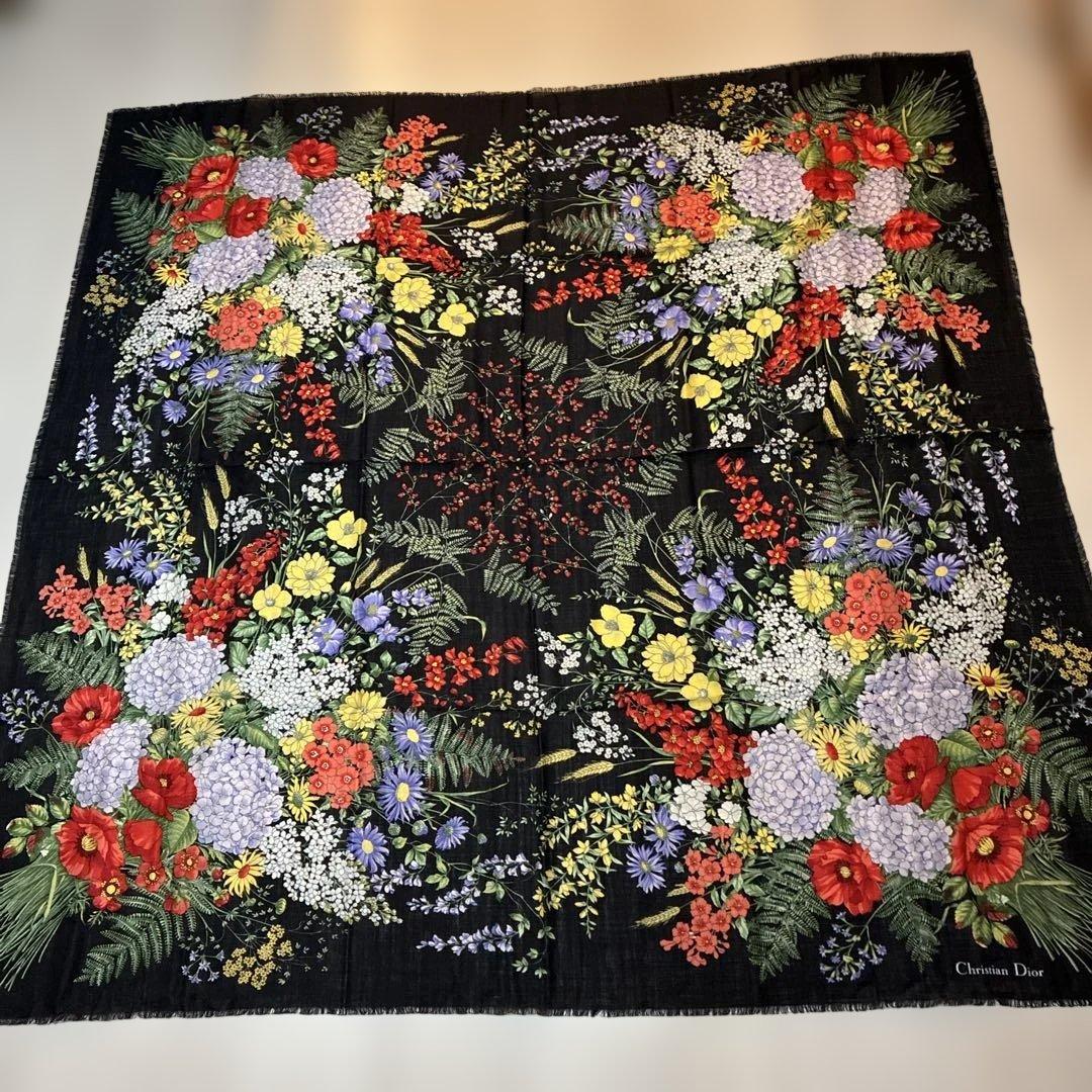 クリスチャンディオール　大判スカーフ