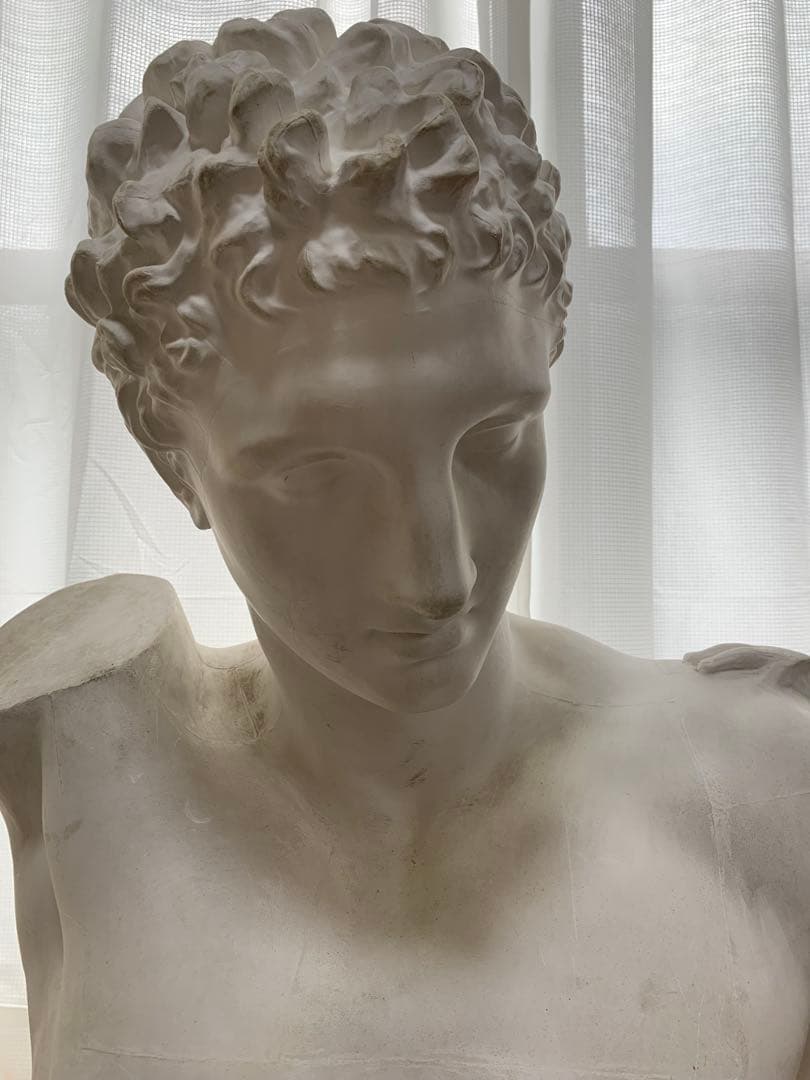 希少　石膏寄せ型製法　 ヘルメス石膏像　デッサン用　芸大受験用　絵画用石膏像